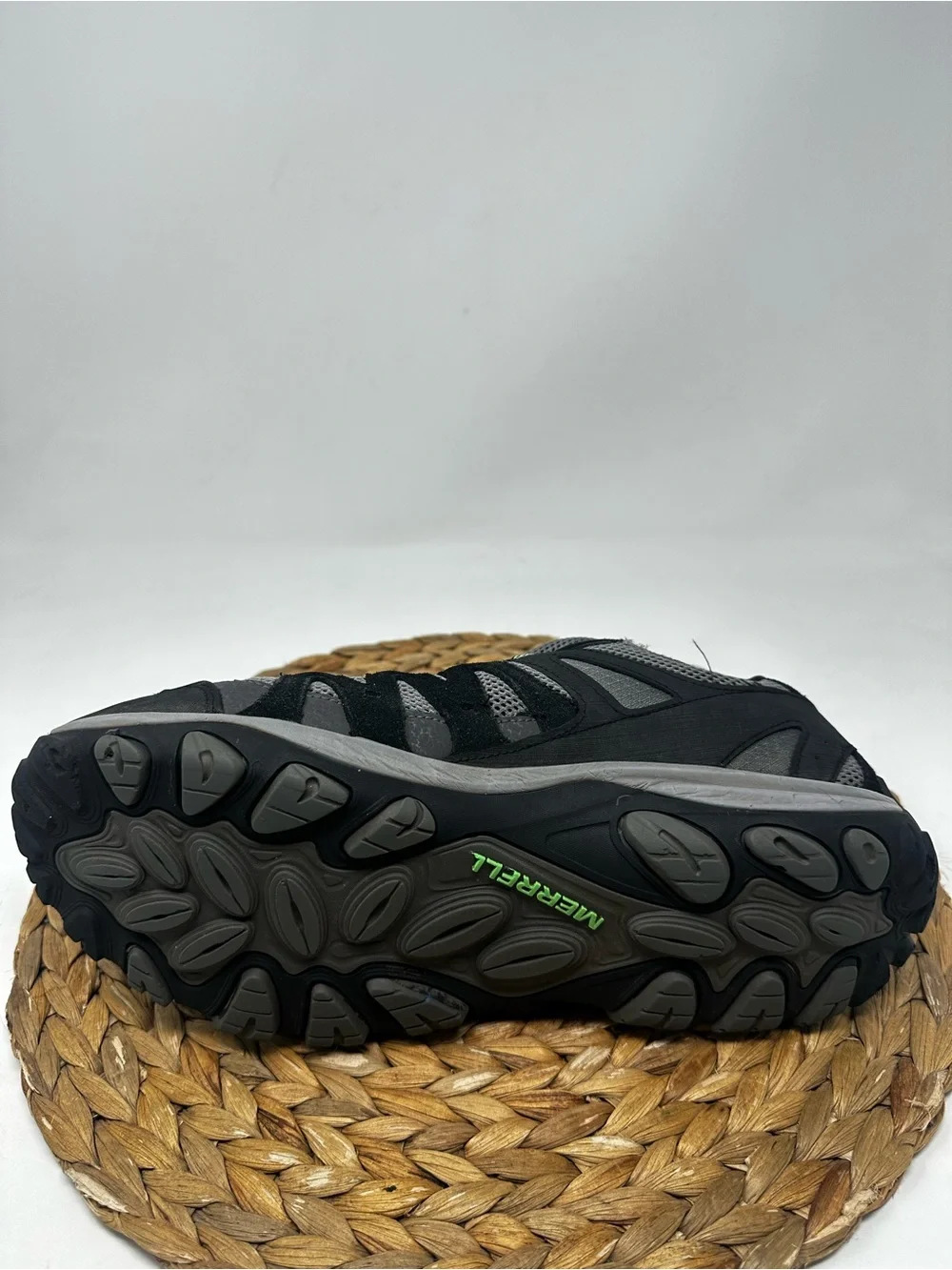 Merrell Accentor 3 Hiking Shoe Grey Black Orange Size 10 Men's